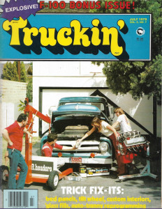 TRUCKIN' 1979 JULY - TRANNY REPROG, BED PANELS, GLASS FILLS, TILT WHEEL